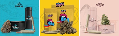 Cannara Biotech annonce une nouvelle ligne de produits maintenant disponibles au Québec – Tribal, Nugz et Orchid CBD (Groupe CNW/Cannara Biotech Inc.)