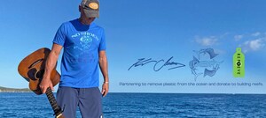 Deep Presents Check to No Shoes Reefs, Kenny Chesney's Ocean Habitat Project