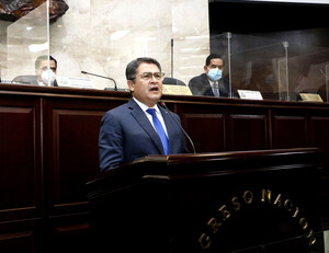 President of Honduras: "A person in collusion with drug trafficking would not have approved the extradition of alleged drug dealers or the purging of the National Police Force"