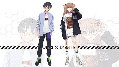 The EVANGELION collaboration is coming to JINS！
An evolutionary model that’s inspired by the characters of EVANGELION