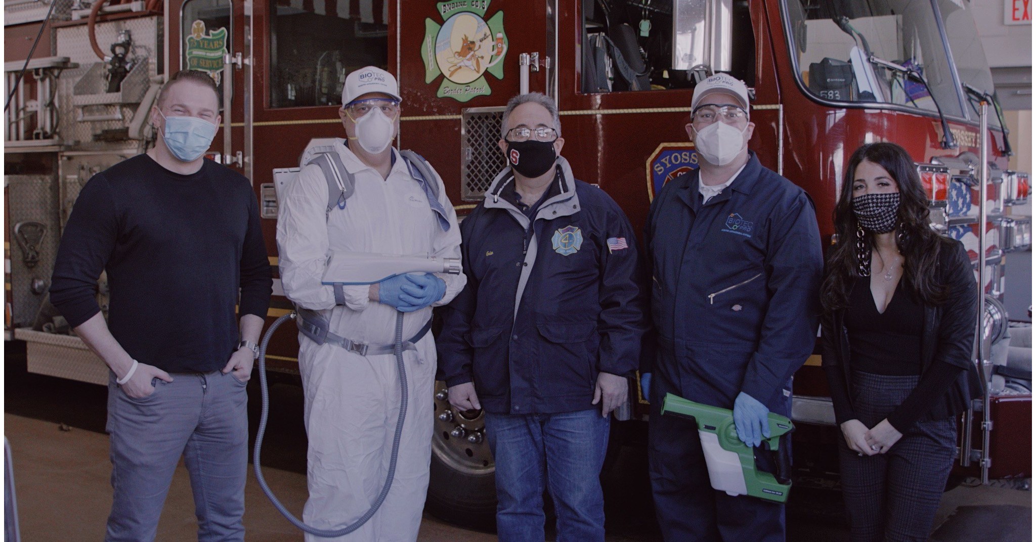Syosset Fire Department Disinfected & Protected With The BIOPROTECTUs