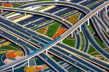 Concrete Infrastructure Professional winner: Nishar Mohammed @nisharmohammed - 
Sheikh Zayed Road, Dubai