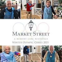 Residents of Market Street Memory Care East Lake Celebrate their 2nd Annual Market Street Winter Olympic Games