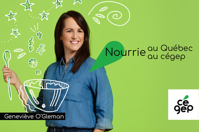 Publicité Cégep Geneviève O’Gleman (Groupe CNW/Fédération des cégeps)