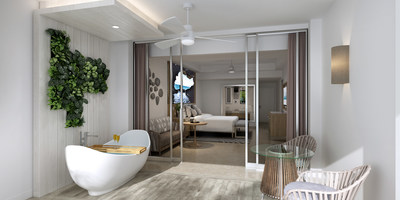The New South Seas Hideaway Crystal Lagoon Swim-up Butler Suite with Patio Tranquility Soaking Tub