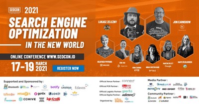 SEOCon Jakarta 2021 (held virtually on March 17-19, 2021) will be joined by more than 30 speakers from renowned companies and SEO communities around the world, namely Jon Earnshaw, Lukasz Zelezny, Eric Siu, Kaitlyn Blosser, Martin Splitt, Iona Carina and many more.