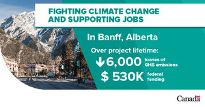 The Town of Banff is converting wood waste into energy with support from the Government of Canada