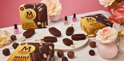 Magnum ice cream launches three decadent Truffle Bar offerings, inspired by rich, creamy chocolate truffles.