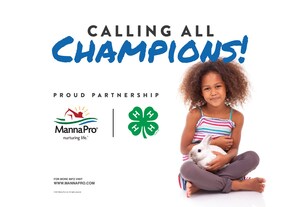 Manna Pro Extends Its 4-H Partnership to Create Opportunities for More Young People Across America with Calling All Champions Campaign