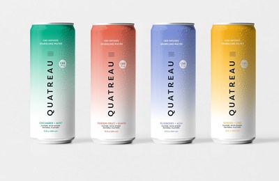 Canopy Growth Launches Quatreau CBD-Infused Sparkling Waters (CNW Group/Canopy Growth Corporation)