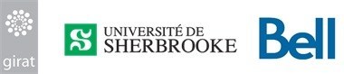 GIRAT, Université de Sherbrooke and Bell Logos (CNW Group/Bell Canada)