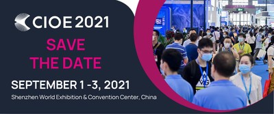 Join us at CIOE 2021 on September 1-3 (PRNewsfoto/CIOE)