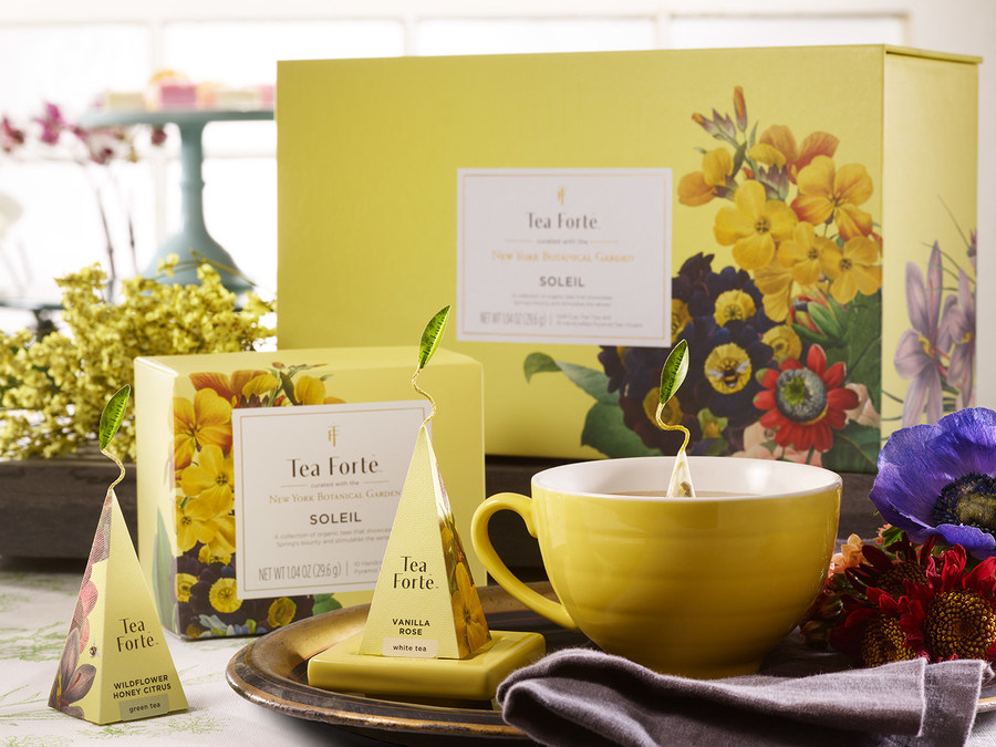 Introducing Soleil, the Latest Limited-Edition Collection from Tea Forté Curated with The New York Botanical Garden - Vimarsana News