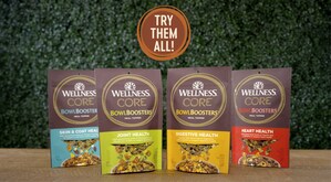 New Wellness CORE® Bowl Boosters From Wellness® Natural Pet Food Will Add a Boost of Guaranteed Nutrients and Flavor to Your Dog's Bowl