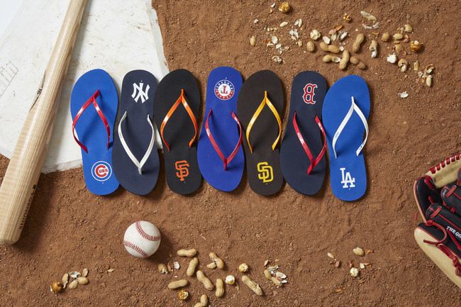The women’s REEF x MLB collection featuring a stylish, yet comfortable design for casual wear.
