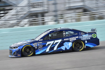 Diamond Creek Water Sponsored #77 Justin Haley at the NASCAR Dixie Vodka 400