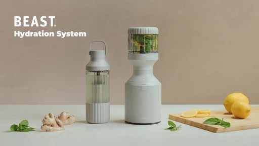 Beast Blender + Hydration System (Cloud White) 