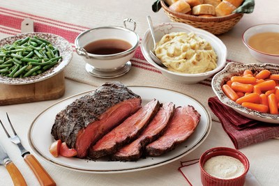 Cracker Barrel's Prime Rib Heat n’ Serve Family Dinner is a new homestyle tradition that serves 4-6 people and can be prepared in around three hours. Order yours today at crackerbarrel.com.