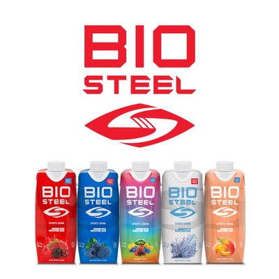 BioSteel's zero-sugar sports drink in an eco-friendly tetra pak (CNW Group/BioSteel Sports Nutrition Inc.)