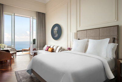Joining two sister properties in Milan and Florence, the intimate setting offers 111 guest rooms and suites, some with private terraces and plunge pools