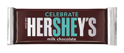 HERSHEY'S MILK CHOCOLATE  NEW EMBROIDERED COMPANY  IRON  ON NAME PATCH  TAG 