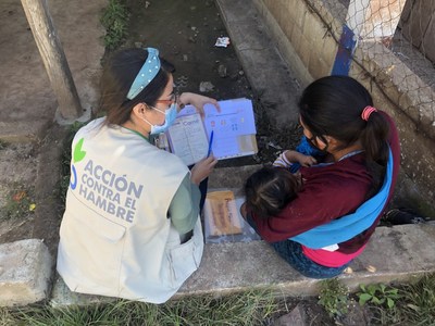 In Guatemala, Action Against Hunger staff work with rural communities to improve food security and nutrition.
