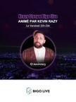 Famous French comedian Kevin Razy held new socially interactive talk show celebrating Valentine's day on Bigo Live