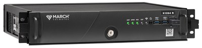 The 64-channel model of the X-Series Hybrid Recorder from March Networks. The new AI-enabled platform features system-on-chip (SoC) technology from NVIDIA. (CNW Group/MARCH NETWORKS CORPORATION)