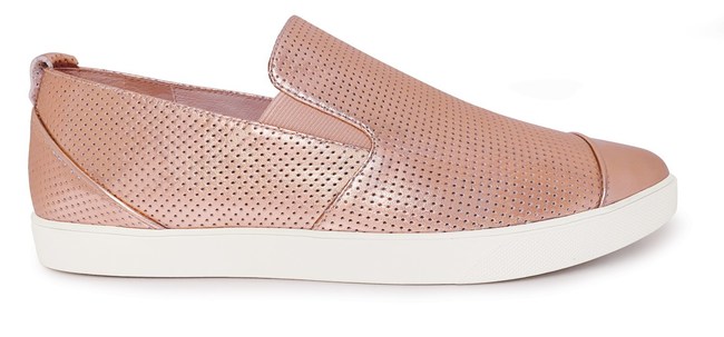 Cocktail Sneakers introduces metallic rose gold slip-on sneaker for women