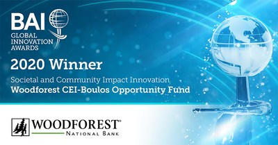 Woodforest National Bank Wins Global Innovation Award for Societal & Community Impact
