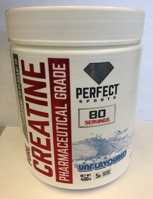 Avis - Suspension de la licence de produit de Perfect Sports Core Series Pure Creatine; rappel de tous les lots