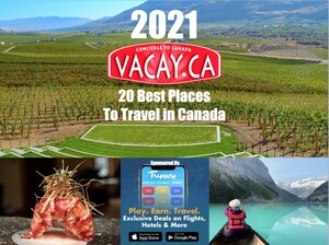 Vacay.ca Ranks 20 Best Places for Post-Pandemic Travel in Canada