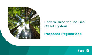 Government of Canada announces next step in creation of domestic carbon offset to further support clean growth