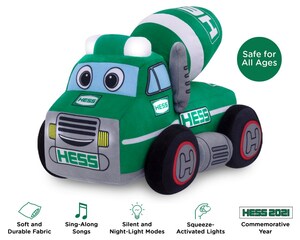 Hess Announces New Cement Mixer Plush Toy Truck
