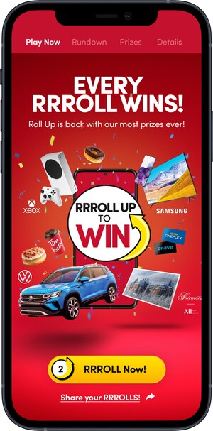 Roll Up To Win™ is here! The all-digital Tim Hortons® contest launches today with our largest prize pool ever and every Roll wins!