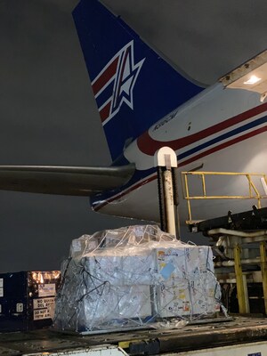 Amerijet delivers COVID-19 Vaccines