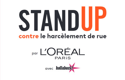 Logo de StandUP against street harassment (Groupe CNW/L'Oral Paris Canada)