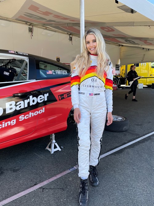 Lindsay Brewer, the 23-year-old professional race car driver and social media Influencer, returns to professional racing.