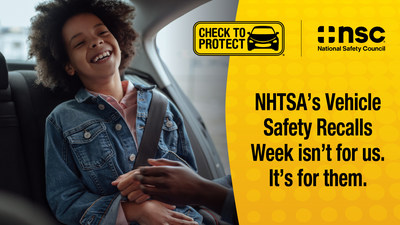 During Vehicle Safety Recalls Week - and throughout the year - be sure to visit CheckToProtect.org to see if your vehicle has an open safety recall.