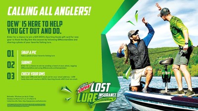MTN DEW® Fuels Outdoor Adventures by Challenging Fans to ‘Hook the Big One’