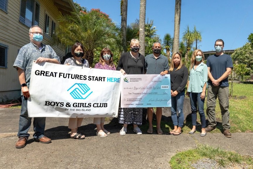 The Pacific Quest Foundation Donates $10,000 to the Boys & Girls Club of the Big Island - Vimarsana News