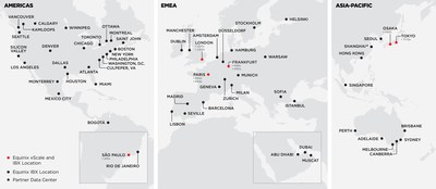 Equinix IBX and xScale Data Center Map