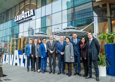 Members of the Company’s senior management team and members of the Lavazza team in China met Ambassador Ferrari at Lavazza’s first Asian flagship store in Shanghai