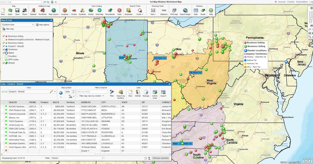 MapBusinessOnline 7.1 Release Provides Territory Alignment Enhancements - Vimarsana News