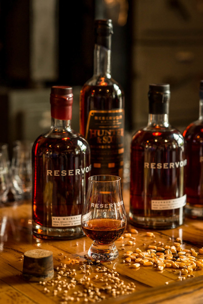 Reservoir, the nation's third distillery making bourbon and whiskies outside of Kentucky, has earned more than 100 awards since 2012, including seven medals at the 2020 San Francisco World Spirits Competition. The Virginia grain-to-glass distillery announced it has begun distribution in Kentucky and will launch in Georgia beginning, April 1. Pictured above: Reservoir's Founding Rye, Reservoir's Hunter & Scott Bourbon and Reservoir's Founding Bourbon.