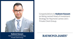 Raymond James Names Nadeem Kassam Head of Investment Strategy in Canada