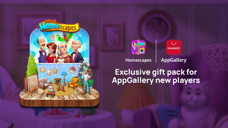 The hugely popular Homescapes game is available from 10th March to all AppGallery gamers across the globe who can expect to receive exclusive discounts and offers worth up to €10 for a l***********.