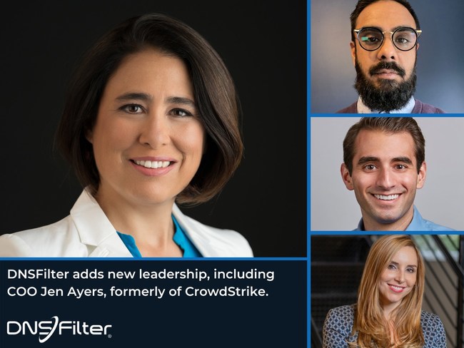 DNSFilter Expands Team Leaders, Including Jen Ayers From CrowdStrike as COO