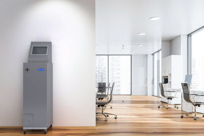 The OptiClean unit can help small-business owners improve the air in their spaces, such as offices, showrooms and meeting rooms.