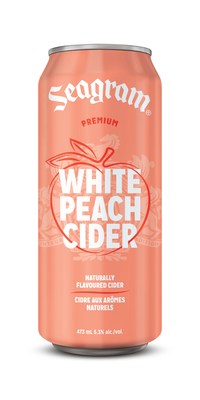 Seagram White Peach Cider (CNW Group/Waterloo Brewing Ltd.)